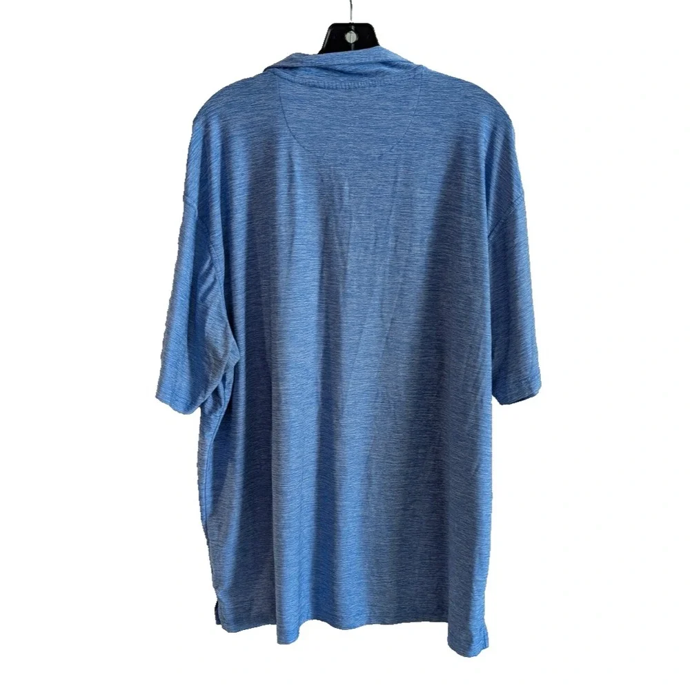 Ducks Unlimited Mens Blue Short Sleeve‎ Golf Polo Shirt XL Hunting Fishing - Picture 2 of 4